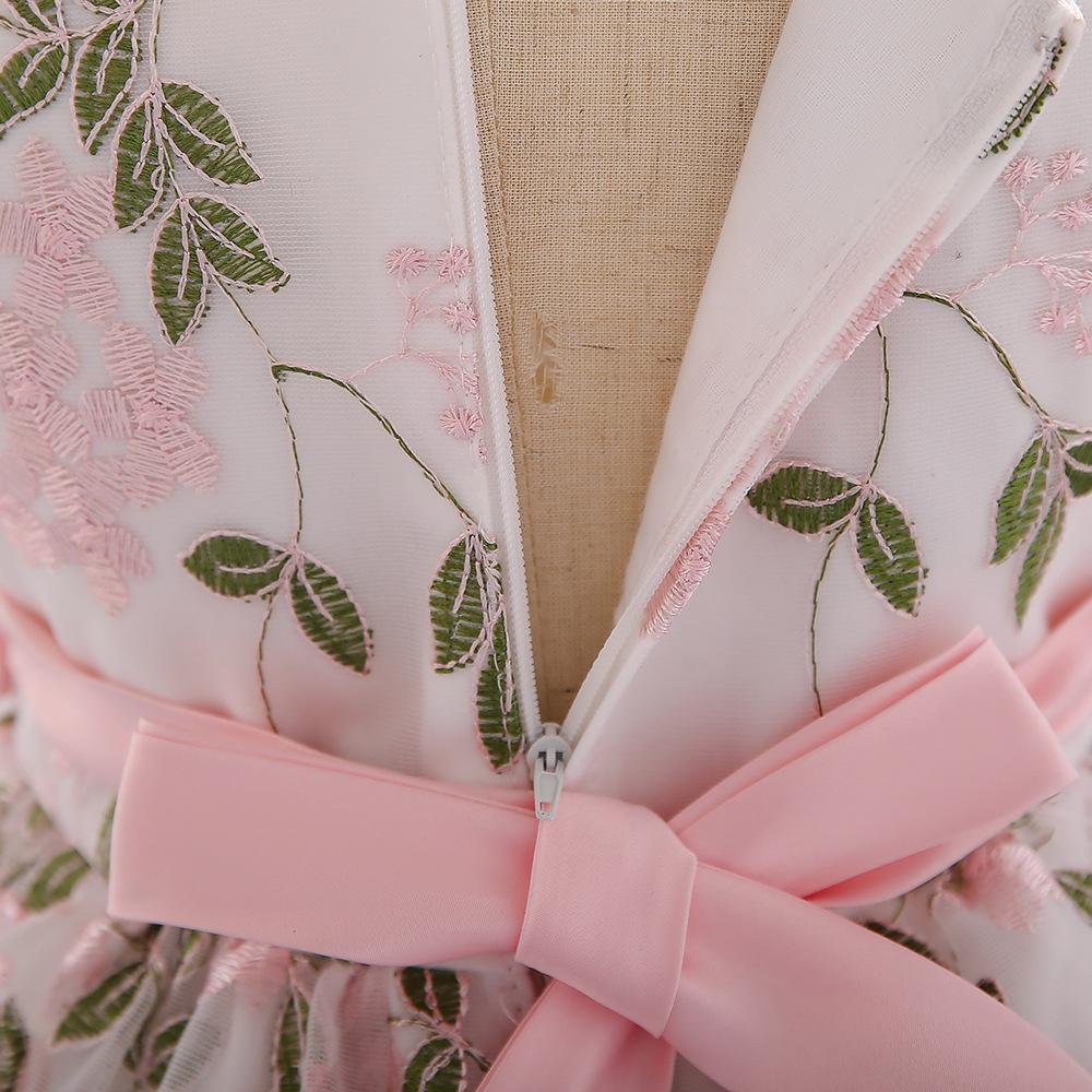 Baby Girls Lace Cozy Embroidery Princess Dress