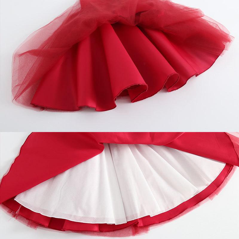 Baby Girls Cute Bow Fluffy Dress