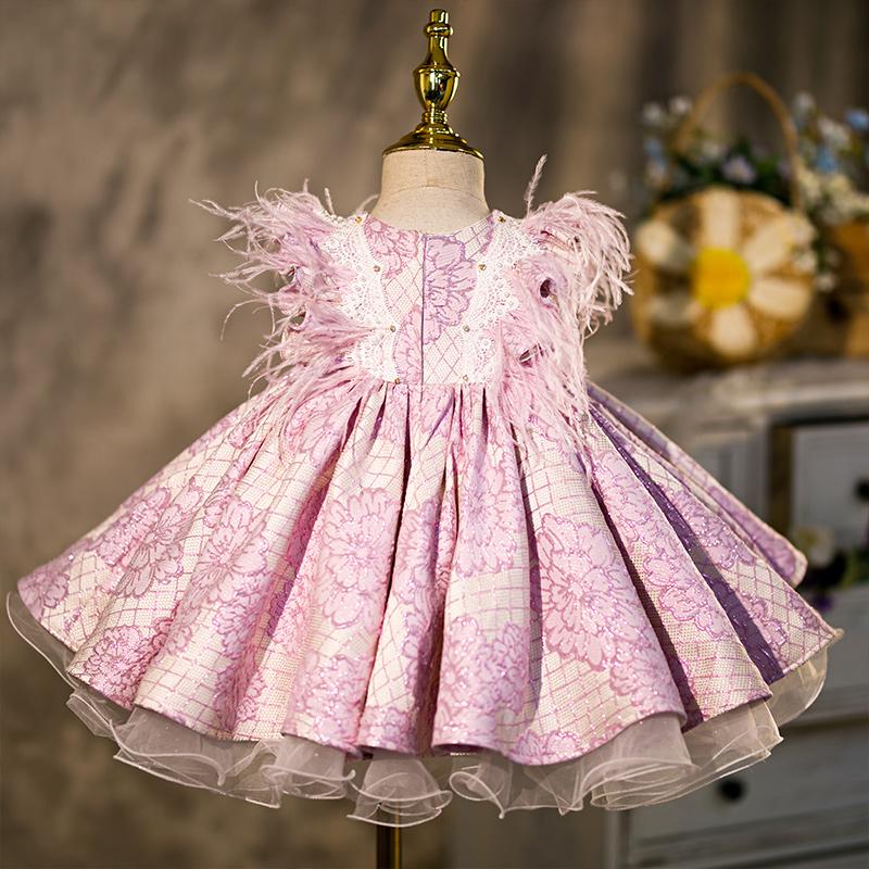 Elegant Cute Flower Embroidery Princess Dress
