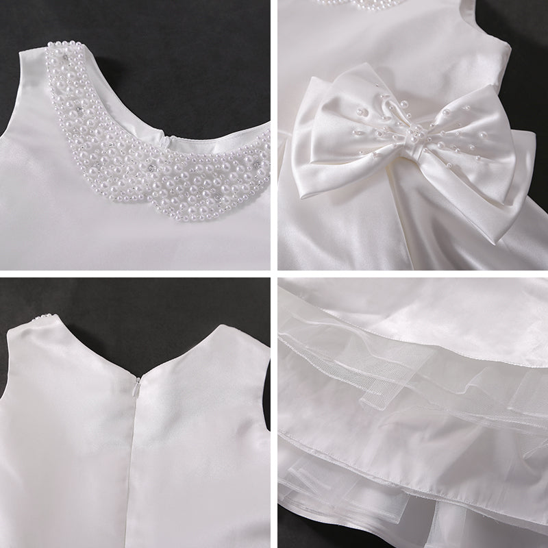 Elegant Flower Girl Fluffy Dress
