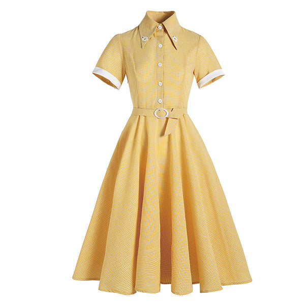 1950s Retro Shirt Dress