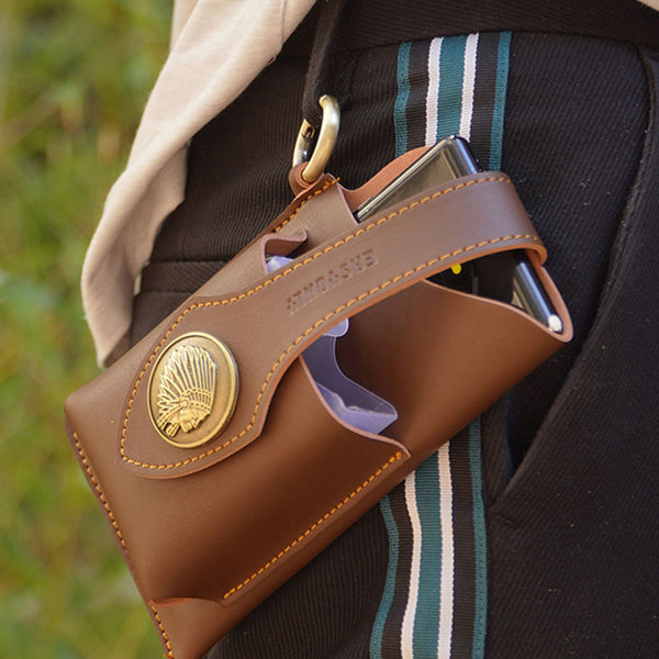 Handmade Magnetic Clasp Phone bag Waist Bag