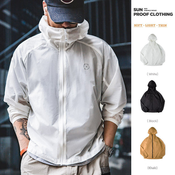 Summer Retro Light UPF40 Anti -ultraviolet Fishing Coat