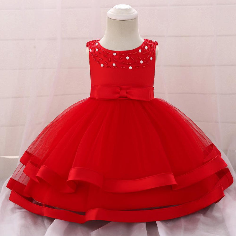 Girls Cozy Embroidery Princess Dress