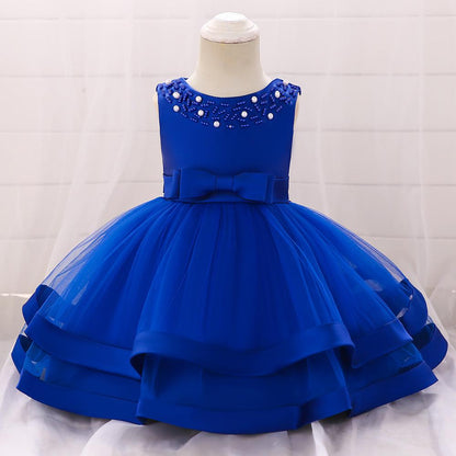 Girls Cozy Embroidery Princess Dress