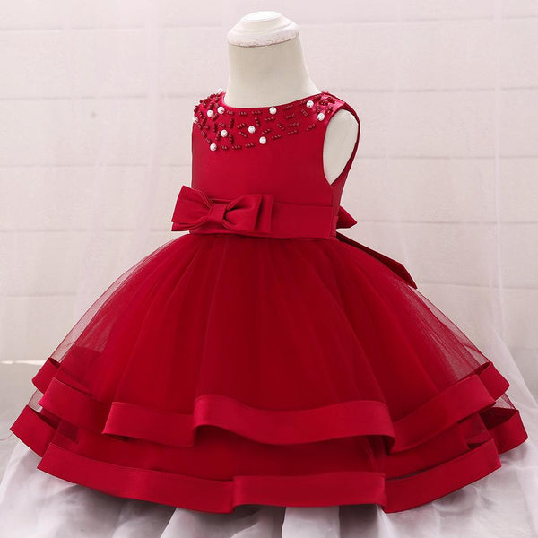 Girls Cozy Embroidery Princess Dress