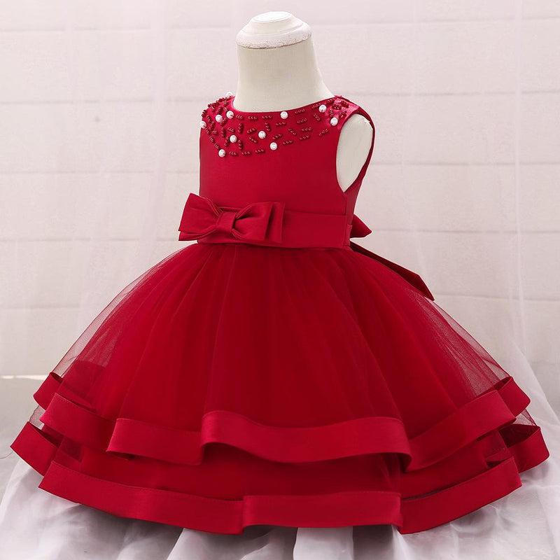Girls Cozy Embroidery Princess Dress