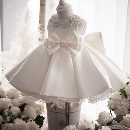 Elegant Flower Girl Fluffy Dress