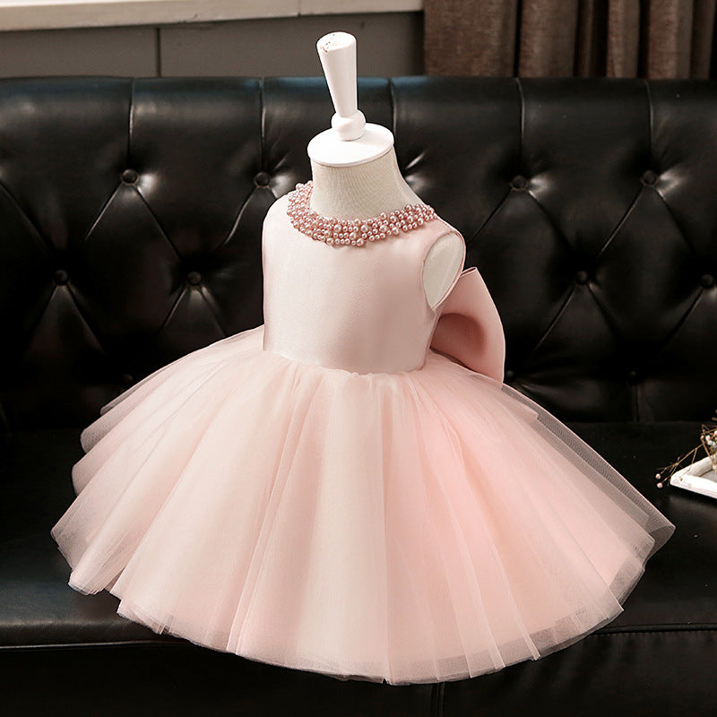 Pink Cute Girl Fluffy Princess Dress
