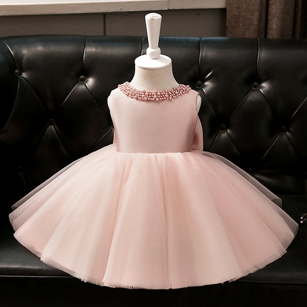 Pink Cute Girl Fluffy Princess Dress