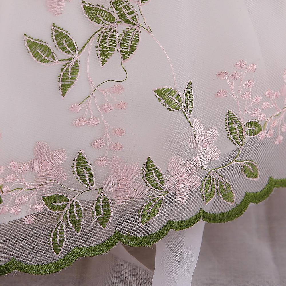 Baby Girls Lace Cozy Embroidery Princess Dress