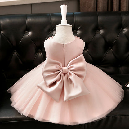 Pink Cute Girl Fluffy Princess Dress