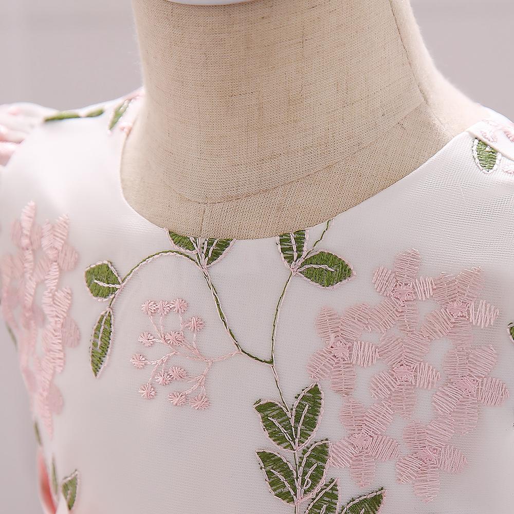 Baby Girls Lace Cozy Embroidery Princess Dress