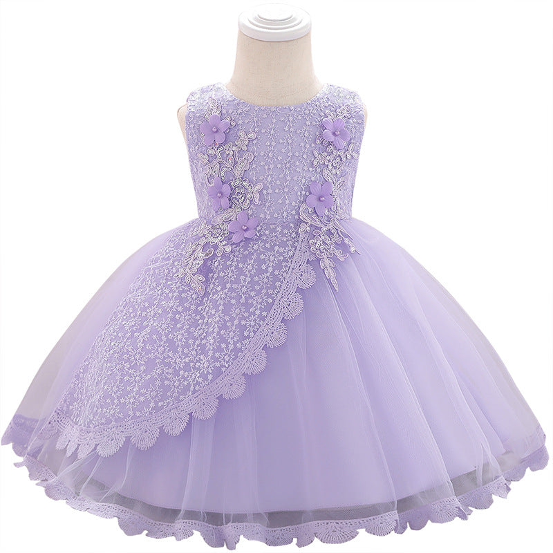 Cute Flower Girl Party Birthday Princess Dress