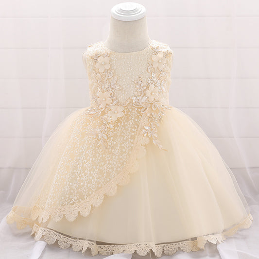 Cute Flower Girl Party Birthday Princess Dress