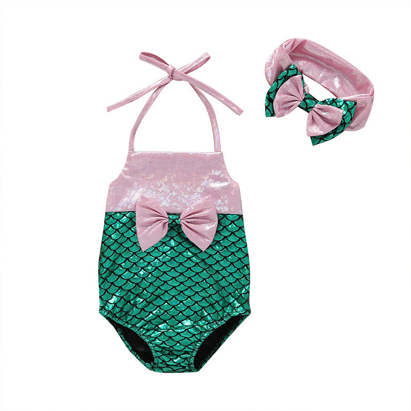 Girls Bow swimsuit