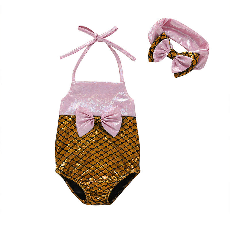 Girls Bow swimsuit