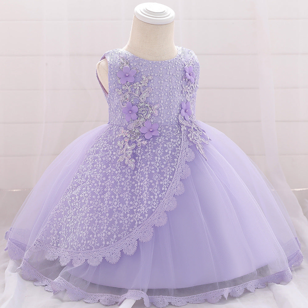 Cute Flower Girl Party Birthday Princess Dress