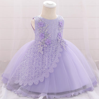 Cute Flower Girl Party Birthday Princess Dress