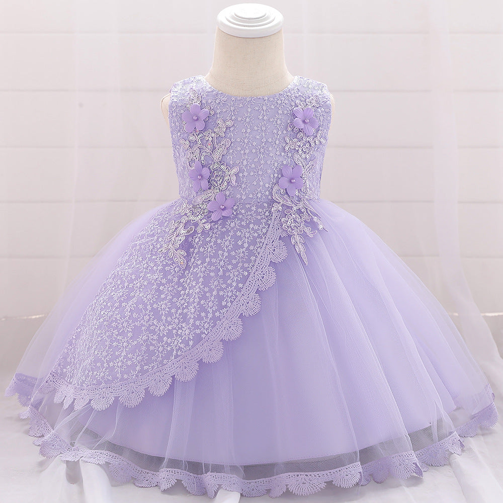 Cute Flower Girl Party Birthday Princess Dress