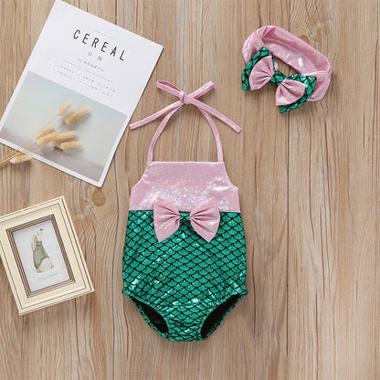 Girls Bow swimsuit