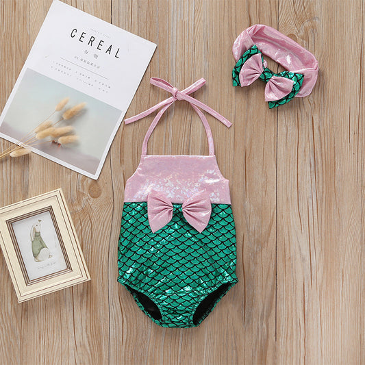 Girls Bow swimsuit