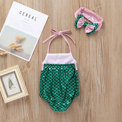 Girls Bow swimsuit