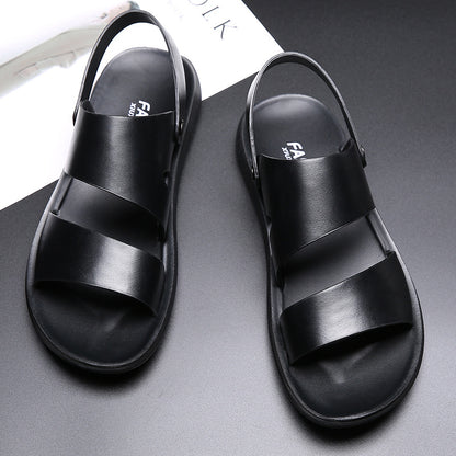Cozy Black Summer Beach Sandals