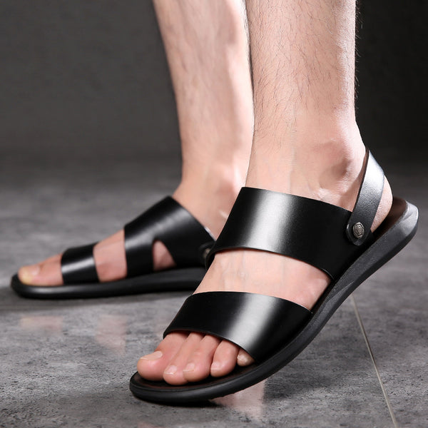 Cozy Black Summer Beach Sandals