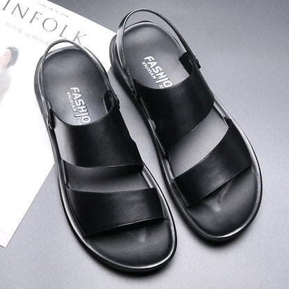 Cozy Black Summer Beach Sandals