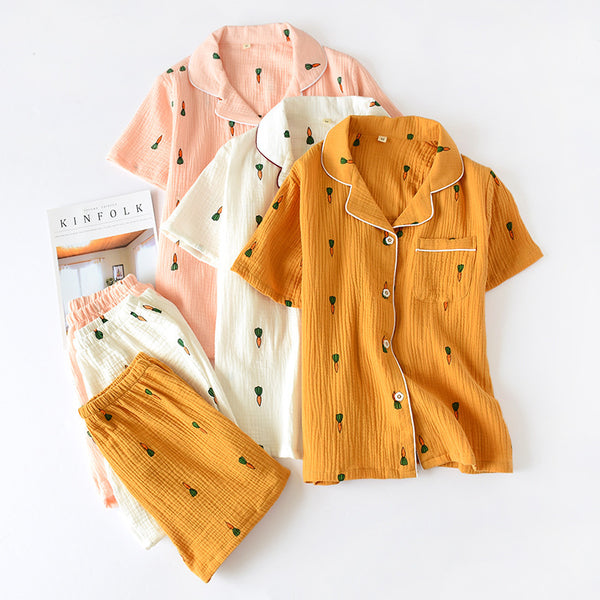 Summer Cute Carrot Pajamas