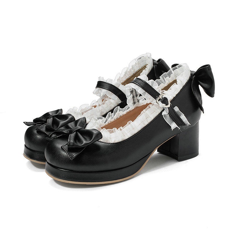 Sweet Bow High-heeled Shoes