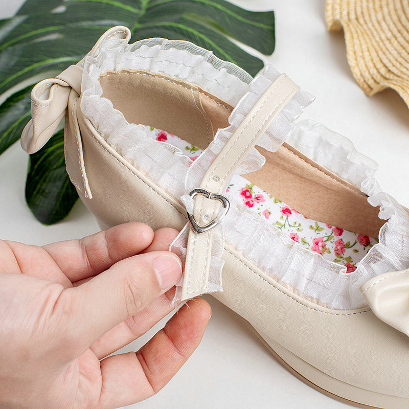 Sweet Bow High-heeled Shoes