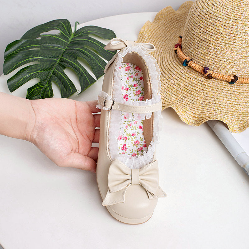 Sweet Bow High-heeled Shoes