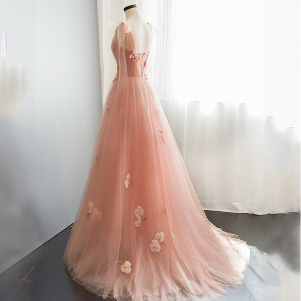 Flower Suspender Party Dress