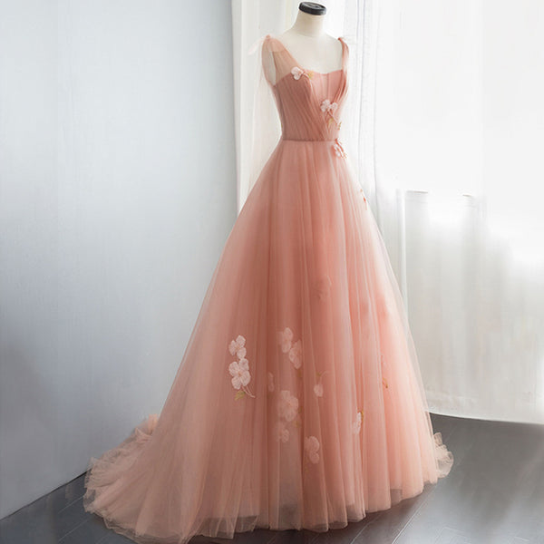 Flower Suspender Party Dress