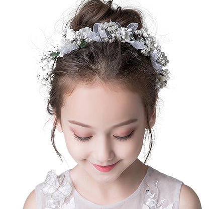 Elegant Head Flower Child Hairpin Bead Headdress