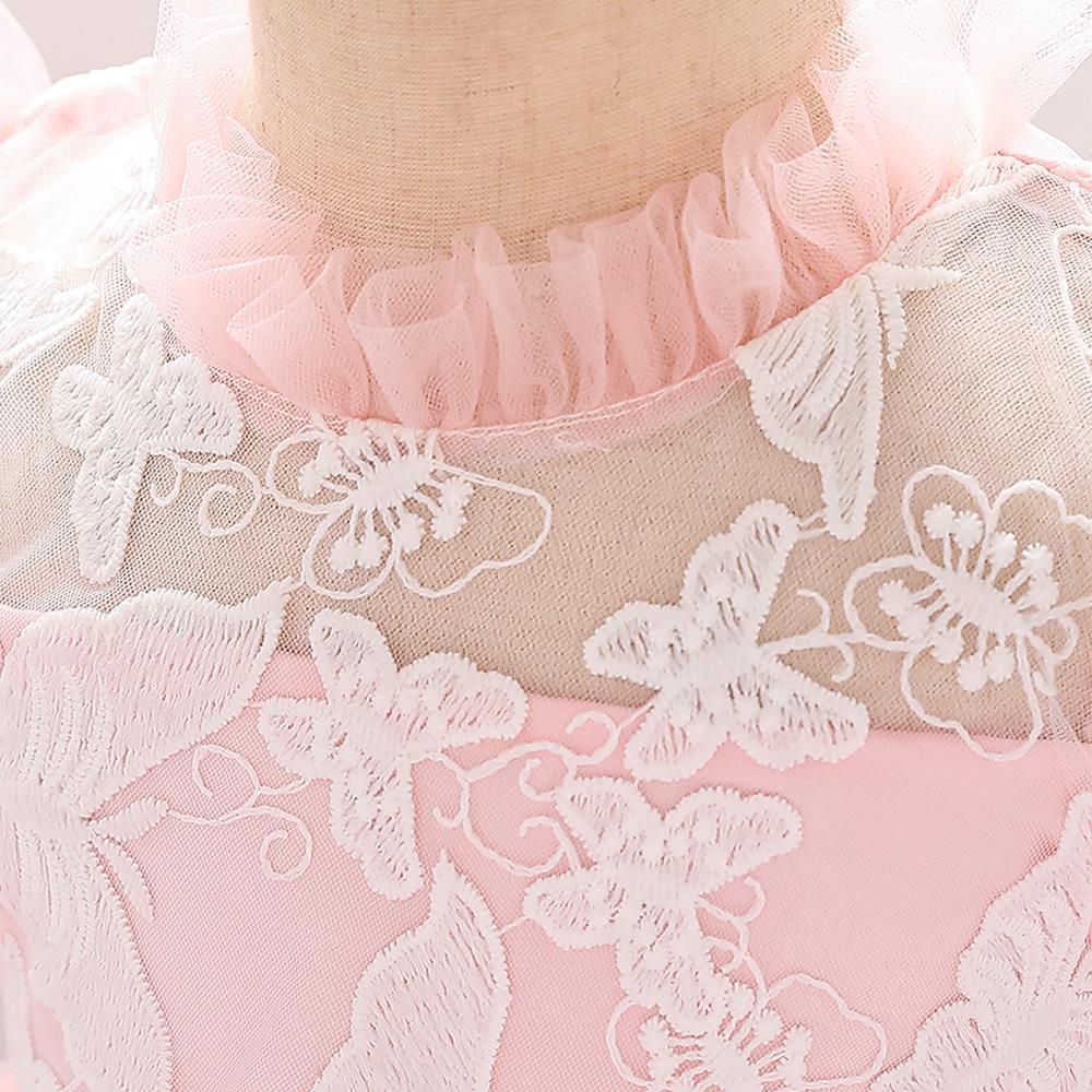 Baby One-year-old Lace Butterfly Puffy Princess Dress