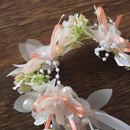 Elegant  Flower Child Hairpin Bead Headdress