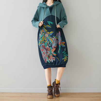 Summer Retro Print Dress