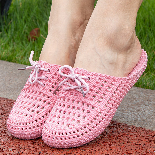 Sweet Hollow Out Beach Slippers