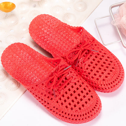 Sweet Hollow Out Beach Slippers
