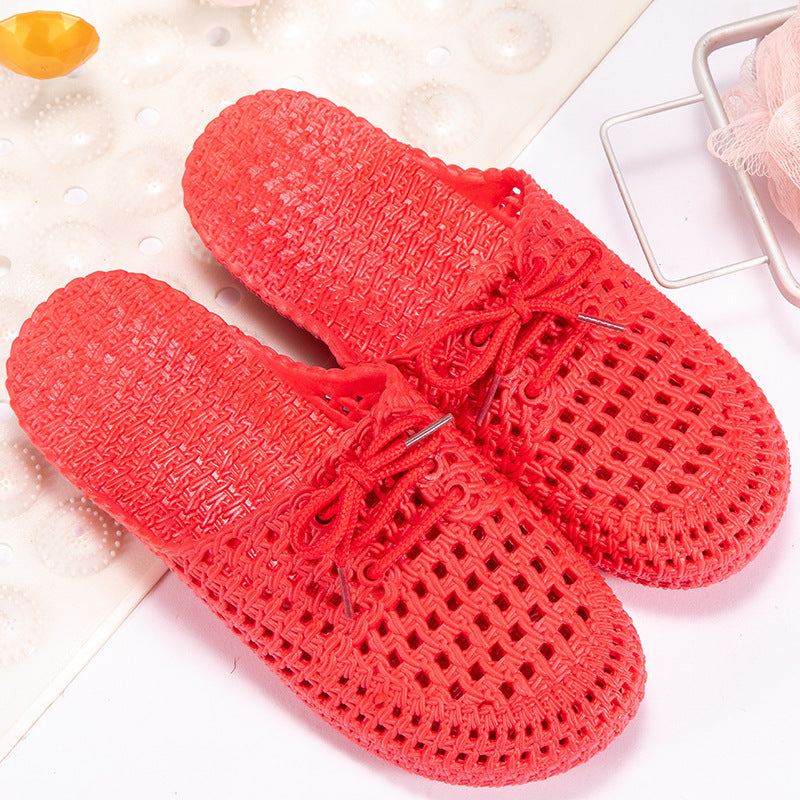 Sweet Hollow Out Beach Slippers
