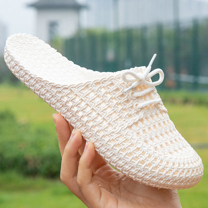 Sweet Hollow Out Beach Slippers