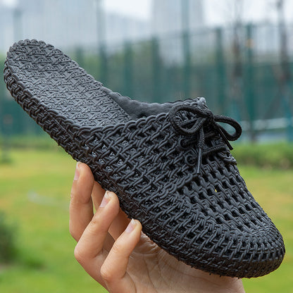 Sweet Hollow Out Beach Slippers