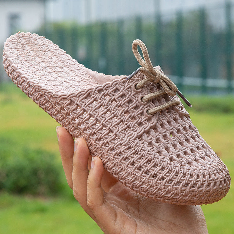 Sweet Hollow Out Beach Slippers