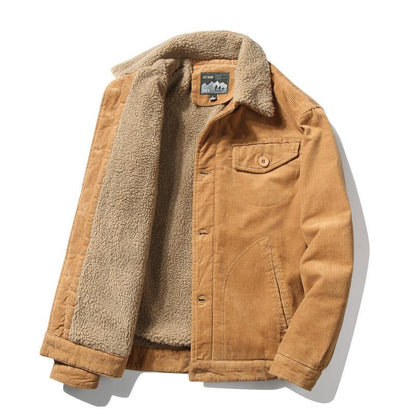 Retro Fleece Corduroy Jacket