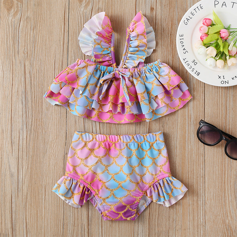 Girls Sling Two-piece Swimsuit