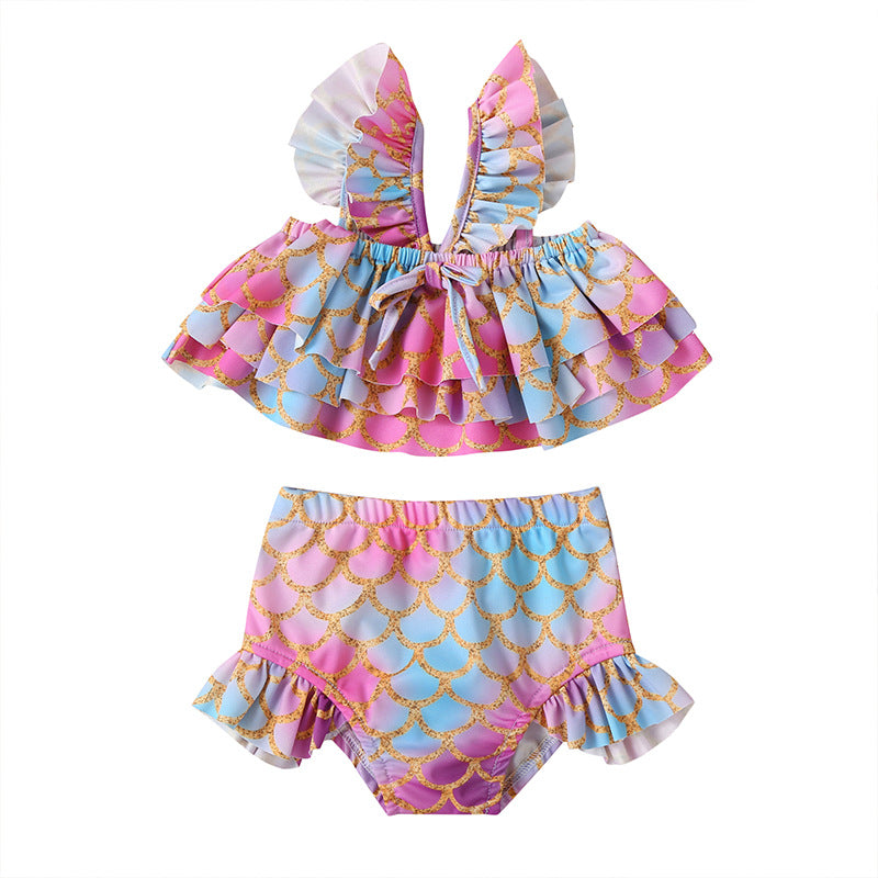 Girls Sling Two-piece Swimsuit