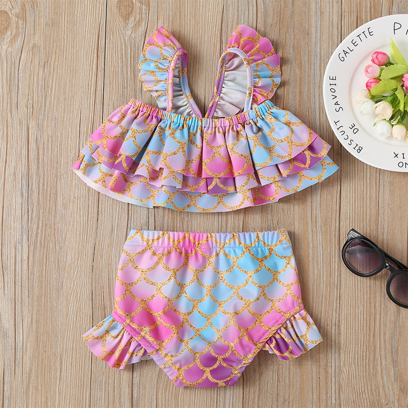 Girls Sling Two-piece Swimsuit